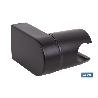 SOPORTE DE DUCHA PARA PARED COLOR NEGRO ABS