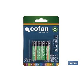 BLISTER 4 PILAS RECARGABLES AAA 900MAH VENTA UNITARIA