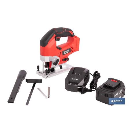 SIERRA DE CALAR A BATERÍA LI-ION 20 V 0-45° 0-3000 RPM