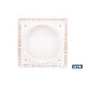 REJILLA DE VENTILACIÓN ABS BLANCO LAMAS MÓVILES Ø10 CM VENTA UNITARIA