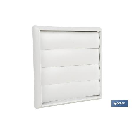 REJILLA DE VENTILACIÓN ABS BLANCO LAMAS MÓVILES Ø12 CM VENTA UNITARIA