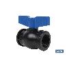 VÁLVULA DE BOLA ROSCA H-H PP PN16 1 1/2 X 1 1/2