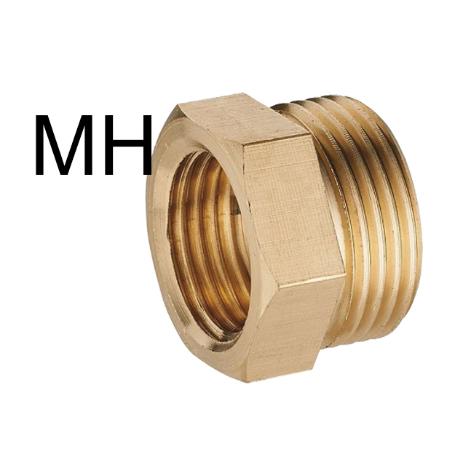 PLUVIA LATON ALARGADERA HEXAGONAL PULIDA 3-4 X 10MM  A335 (CAJA 10 UNIDADES)