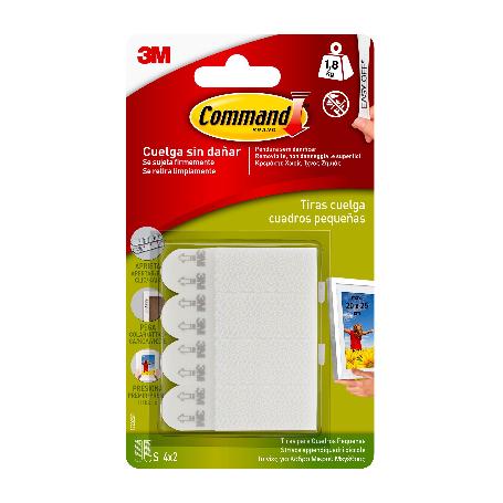 3M TIRAS COMMAND COLGAR CUADROS BLANCAS 1,8 KG 17202 7100336859