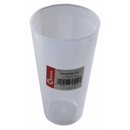 VASO GRADUADO 0.75 LT.