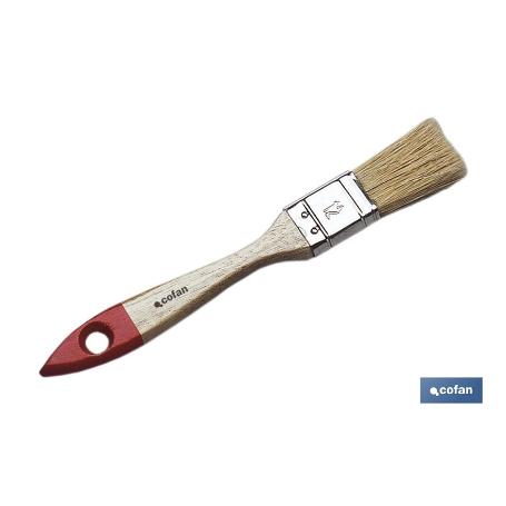 PALETINA TRIPLE 25 MM CON MANGO DE MADERA Nº 12