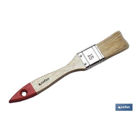 PALETINA TRIPLE 30 MM CON MANGO DE MADERA Nº 15