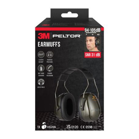 3M OREJERAS ACOLCHADA OPTIME II H520A 7100334836