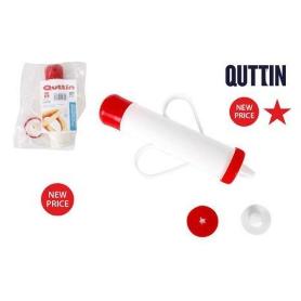 CHURRERA PARA CHURROS DE LAZO Y MADRILEÑOS BLANCA-ROJA CON ACCESORIOS QUTTIN