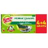 SCOTCH-BRITE® ESTROPAJO FIBRA VERDE+ESPONJ 4+4 GRATIS 7100325013