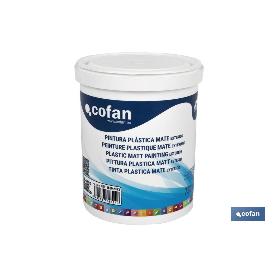 PINTURA PLÁSTICA EXTERIOR MATE 750 ML BLANCO