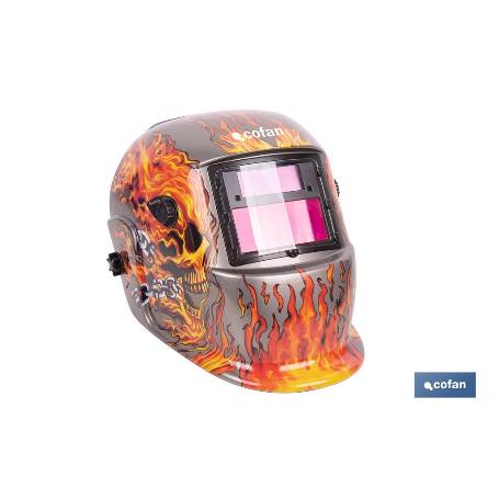 CASCO DE SOLDADURA AUTOMÁTICO FIRE SKULL (ARC/MIG/MAG/TIG)