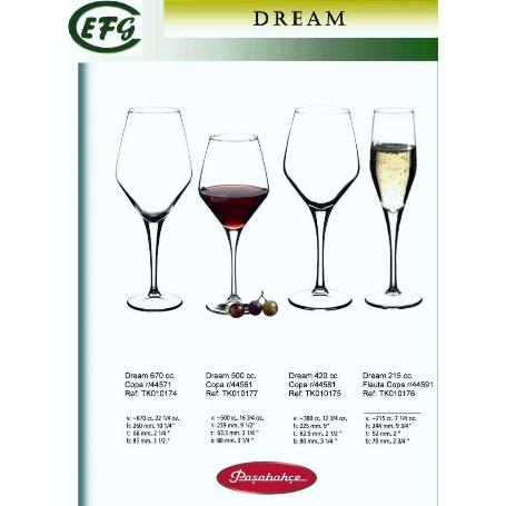 50 CLS COPA VINO TINTO RESERVA RIOJA MOD DREAM PASABACHE - CAJA 6 UNIDADES