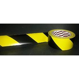 CINTA SEÑALIZACION ADH.AMA.-NEGRA 33X50