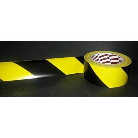 CINTA SEÑALIZACION ADH.AMA.-NEGRA 33X50