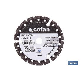 DISCO DIAM. MULTIMATERIAL 76MM H10