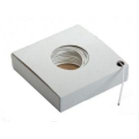 ESPIRAL DE VISILLO PLASTIFICADO BLANCO EL METRO 2708660 (CAJA 50 UNIDADES)