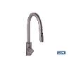 GRIFO DE COCINA ANTRACITA DE ACERO INOX. CON MANGUERA EXTENSIBLE Y 2 FUNCIONES 400 X 220 X 54 MM