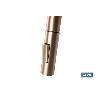 GRIFO DE COCINA CEPILLADO DORADO DE ACERO CON MANGUERA EXTENSIBLE Y 2 FUNCIONES 400 X 220 X 54 MM