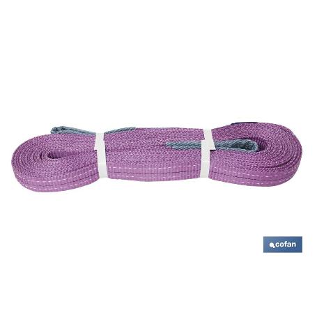 ESLINGA PLANA POLIESTER 1000KG X 1MTS