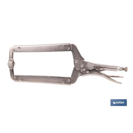 TENAZA GRIP C/MORDAZAS EN C BASCULANTES 18