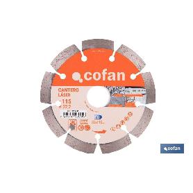 DISCO DIAMANTE MODELO CANTERO 115MM.