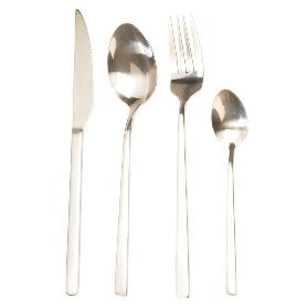 CUBERTERIA 16 PIEZAS INOXIDABLES ORO 503234