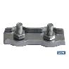 SUJETACABLES PLANOS DOBLE M-5   CAJA 100 UNID.