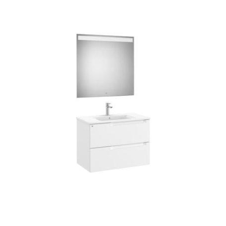 MUEBLE 80 CM ALEYDA 2C BLANCO MATE A851836509 ROCA