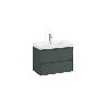 MUEBLE+LAVABO ONA UNIK 80 2C VERDE A851691513 ROCA
