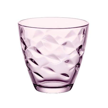 VASOS AGUA FLORA ROSA 25 CL