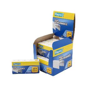 GRAPAS 24/6 GALVANIZADA  (10 CAJITAS)