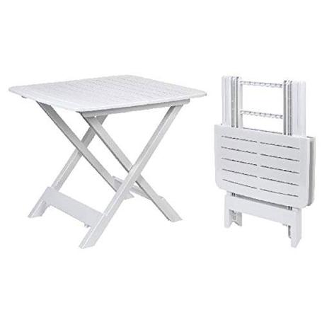 MESA PLEGABLE TEVERE 79X72 CM BLANCA
