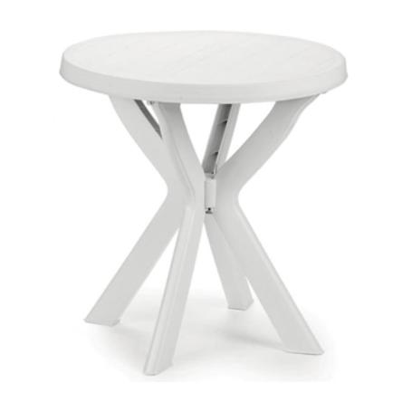 MESA RESINA DON 70 CM BLANCA