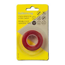 CINTA ADHESIVA 2 CARAS 1,9X150 TRANSPARENTE