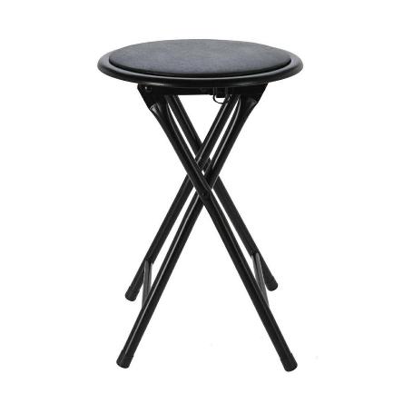 TABURETE PLEGABLE NEGRO