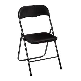 SILLA PLEGABLE NEGRO