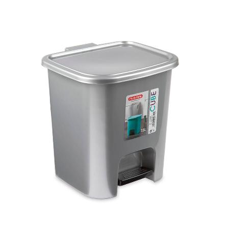 CUBO PEDAL CUBE 7,5 L PLATA