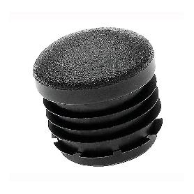 CANTONERA REDONDA 25MM INTERIOR NEGRA 16-25