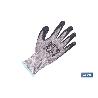 GUANTE ANTICORTE HPPE IMPREGNADO DE LATEX RUGOSO TALLA 9   CAJA 12 UNID.