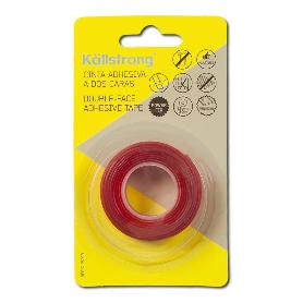 CINTA ADHESIVA 2 CARAS C/ MALLA 1,9X150 TRANSPARENTE