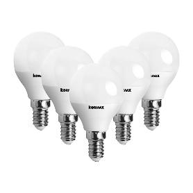 LAMPARAS LED G45 7W E14 LUZ FRIA ESFERICA ECORAEE 0,11 INC.