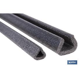 CANTONERA ESPUMA TIPO U 20 MM 1 M   CAJA 20 UNID.