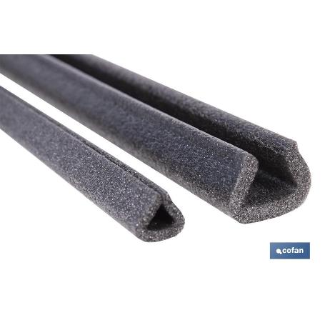 CANTONERA ESPUMA TIPO U 20 MM 1 M   CAJA 20 UNID.