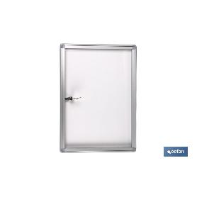 VITRINA PARA IMANES CON CIERRE (350X500MM)