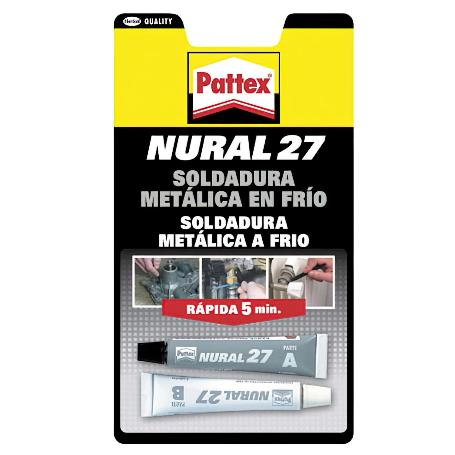 NURAL- 27 ALUMINIO GRIS 22 ML (2 TUBOS 11+11 ML)
