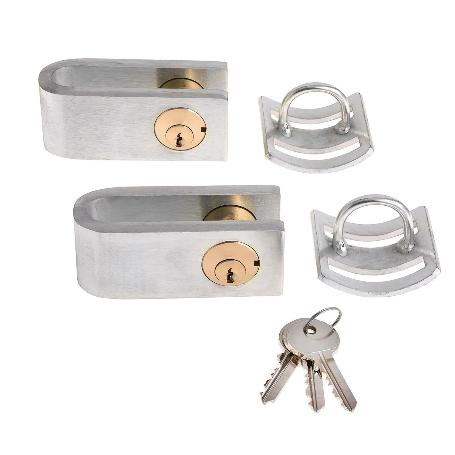 JUEGO CERROJOS CIERRE TIJERA 50 MM.