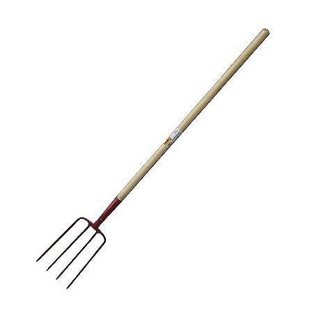 HORCA ACERO 4 PUAS MANGO MADERA