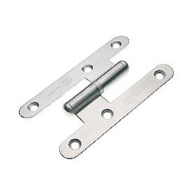 PERNIO 405 IZQUIERDA CANTO REDONDO CROMO MATE