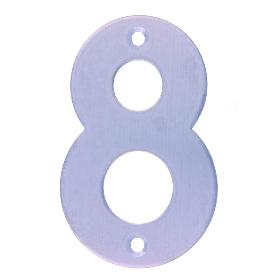 NUMERO 8 -M.4 INOX.18/8 10CM.